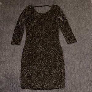 Trixxi Black Sparkle Dress